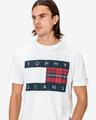 Tommy Jeans Plaid Centre Flag T-shirt