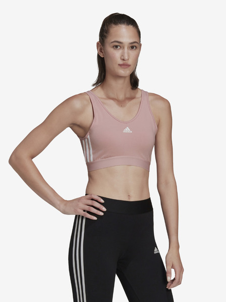 adidas Performance Ανοιχτό ροζ αθλητικό σουτιέν adidas Performance