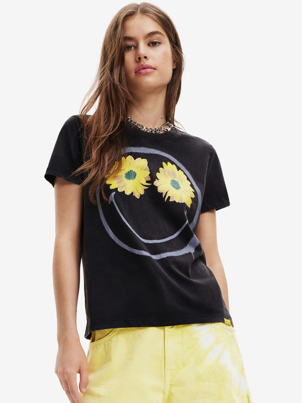 Desigual Margarita Smiley T-shirt