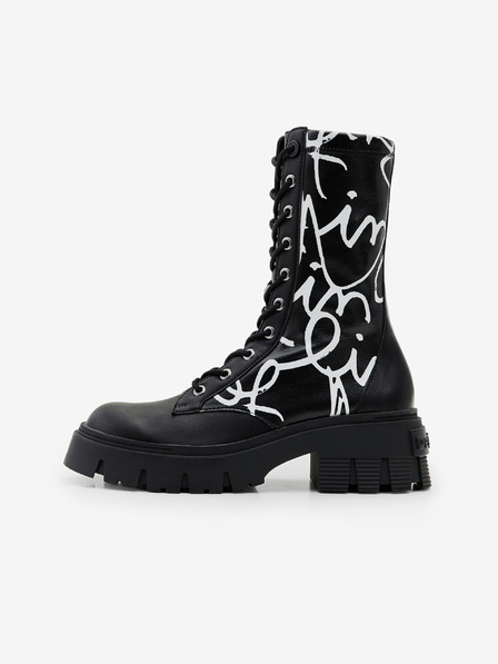 Desigual Base Stretch Lettering Tall boots