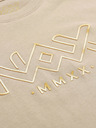 NAX JULEPA neutrální / zemitá T-shirt