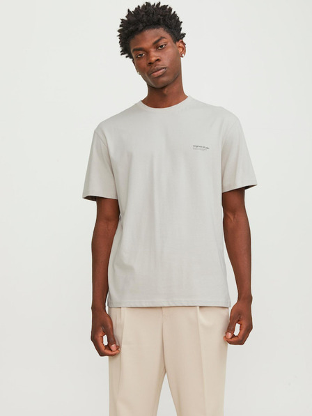 Jack & Jones Jack & Jones Vesterbro Μπεζ ανδρικό πουκάμισο