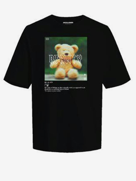 Jack & Jones Μαύρο ανδρικό T-Shirt Jack & Jones Reality
