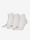 Puma Quarter Plain Set of 3 pairs of socks